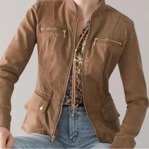 WHMB Peplum Moto Jacket worn twice .